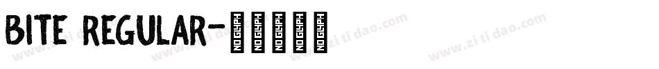 BITE Regular字体转换